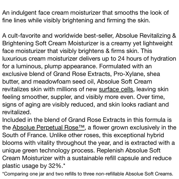 Lancome absolue soft cream moisturizer ultra travel mini 15mL - Picture 4 of 4